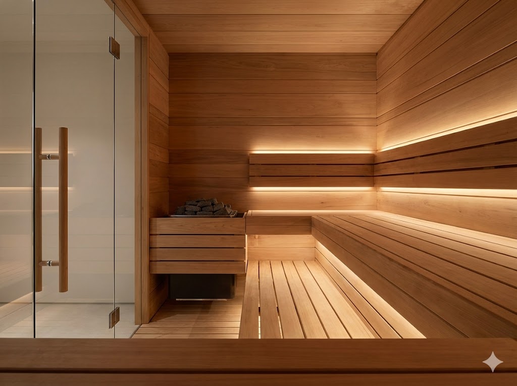 Пример установки печи в бане