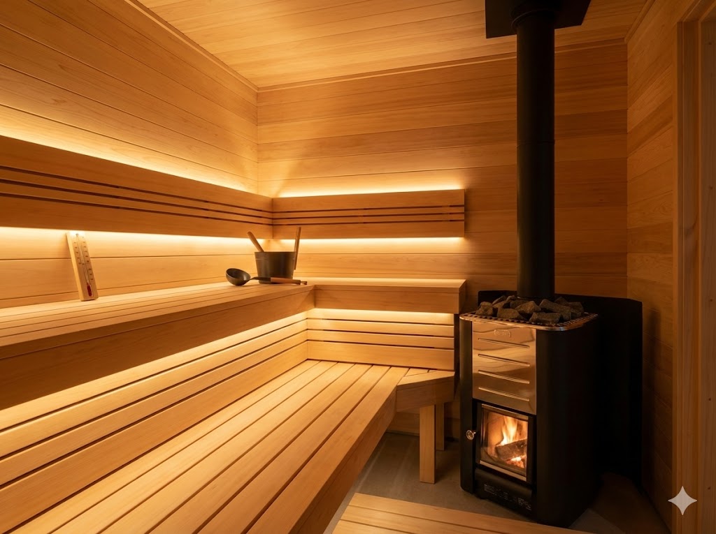 Печь в частной бане